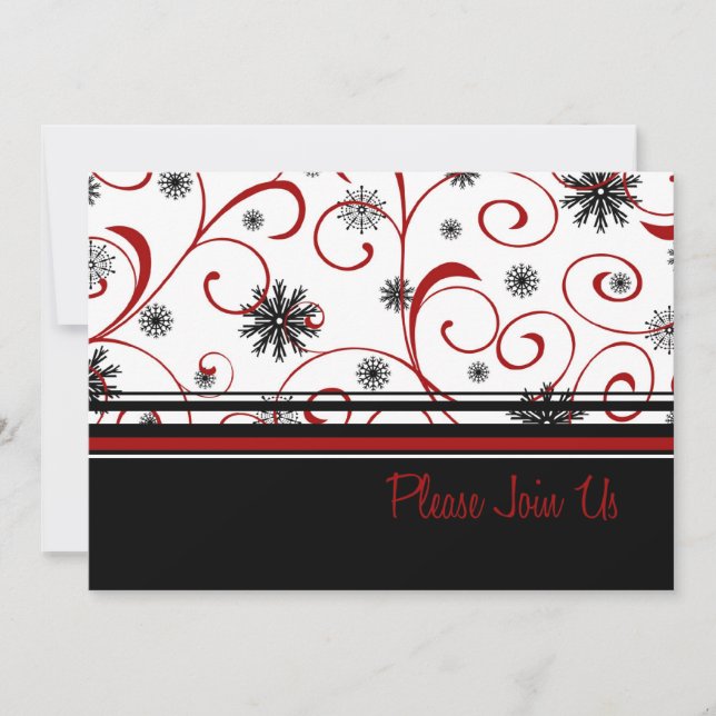 Cartão de Convite de festas de Ano Novo (Frente)