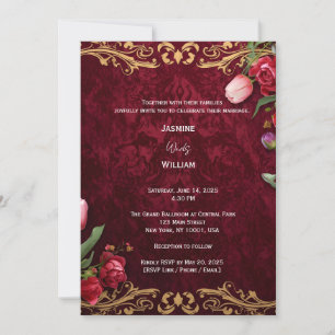 Cartão de Convite de Matriz Personalizado 5x7