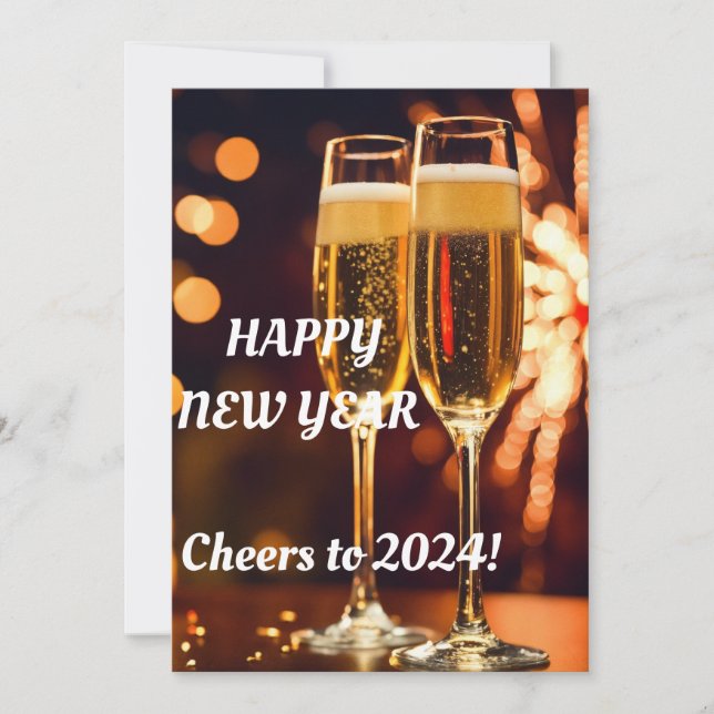 CARTÃO DE CONVITE DE NOVO ANO (Frente)