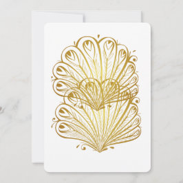 Cartão de convite de revelação de gênero