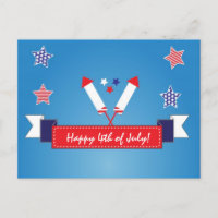 Cartão de Convite do Dia da Independência de 4 de 