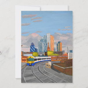 cartão de convite do London Overground