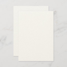 Cartão de Convite em Feltro Rústico Bege 8,9 cm x