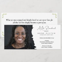 Cartão de Convite Funeral Personalizado - Placa Pl