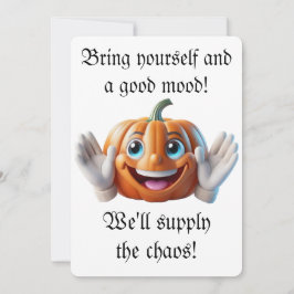 Cartão de convite Helloween