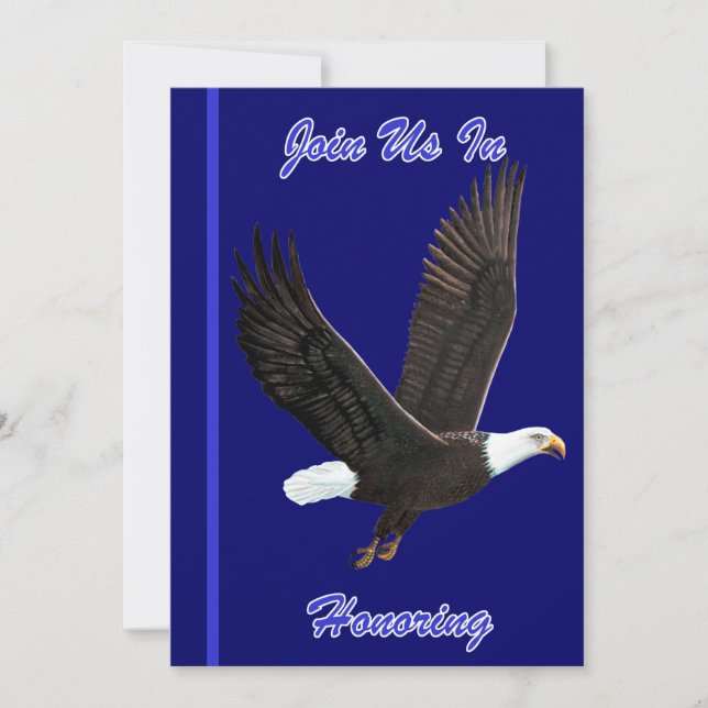 Cartão de Convite Mestre Sargento da Força Aérea (Frente)