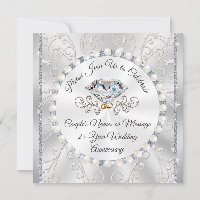 Cartão de Convite para 25 (Frente)