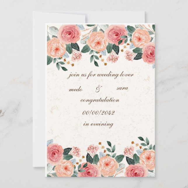 cartão de convite para a sementeira (Frente)