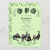 Cartão de Convite para Aniversários de criança Cut