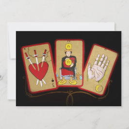 Cartão de Convite para Cartões Tarot