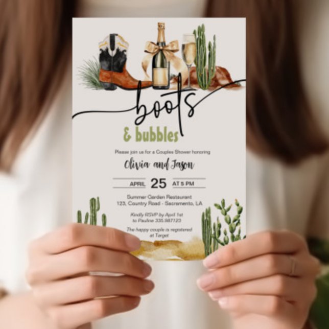 Cartão de convite para Casais de inicialização e b (Criador carregado)