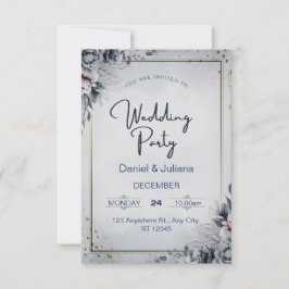 cartão de convite para casamento