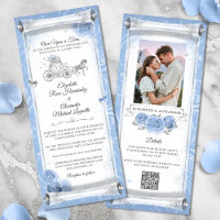 Cartão de Convite para Casamento de Cinderela Eleg