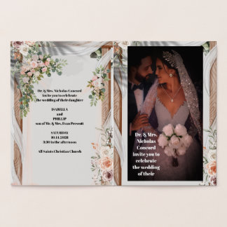 Cartão de Convite Para Casamento De Luxo - Noiva E