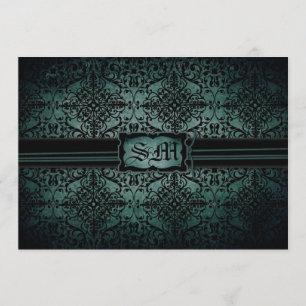 Cartão de Convite para Casamento de Nova Lua