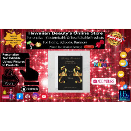 Cartão de Convite para Casamento Dourado Personali