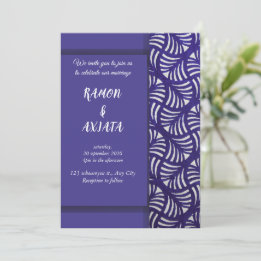 Cartão de Convite para Casamento Elegante