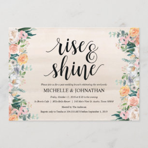 Cartão de Convite para Casamento Poste Rustic Dusk