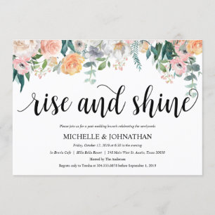 Cartão de Convite para Casamento Poste Rustic Dusk