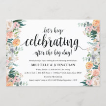 Cartão de Convite para Casamento Poste Rustic Dusk