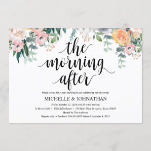 Cartão de Convite para Casamento Poste Rustic Dusk