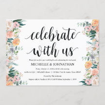Cartão de Convite para Casamento Poste Rustic Dusk