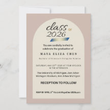Cartão de Convite para Festa de Formatura da Turma