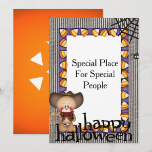 Cartão de Convite para Halloween