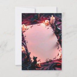 Cartão de Convite para Halloween de vazio