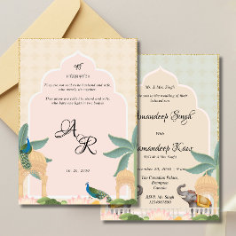 Cartão de convite para o tema Luxurista Pastel Mug