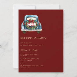 Cartão de Convite para Recepção de Decores de Nata