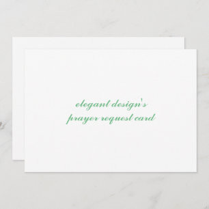 cartão de convite para solicitação de oração
