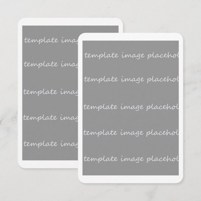 Cartão de Convite para vazios 3.5x5 Adicione suas  (Frente/Verso)