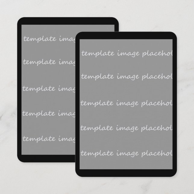 Cartão de Convite para vazios 3.5x5 Adicione suas  (Frente/Verso)