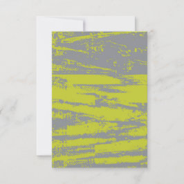 Cartão de Convite para Vazios Gritty e Edgy