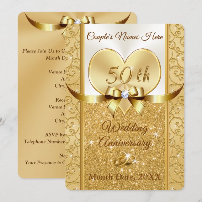 Cartão de Convite Personalizado de Aniversário de  (Frente/Verso)