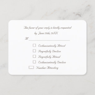 Cartão de Convite RSVP de Partido Personalizado En