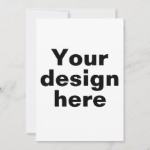 Cartão de Convite Simples Personalizado, Convite P