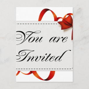 Cartão de convite >> Você é convidado