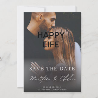 Cartão de Convites para Casamento Elegante