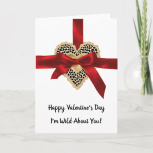 Cartão de Coração do Dia de São Valentim