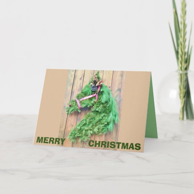 CARTÃO DE COROA DE NATAL PARA CAVALO (Frente)