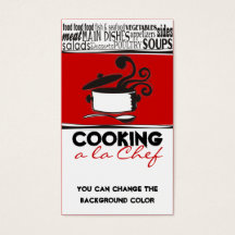 Cartão de cozimento a vapor de pote de cor persona