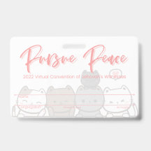 Cartão de Crachá da Convenção JW Keepsasaame | Gat