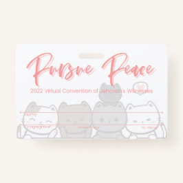 Cartão de Crachá da Convenção JW Keepsasaame | Gat