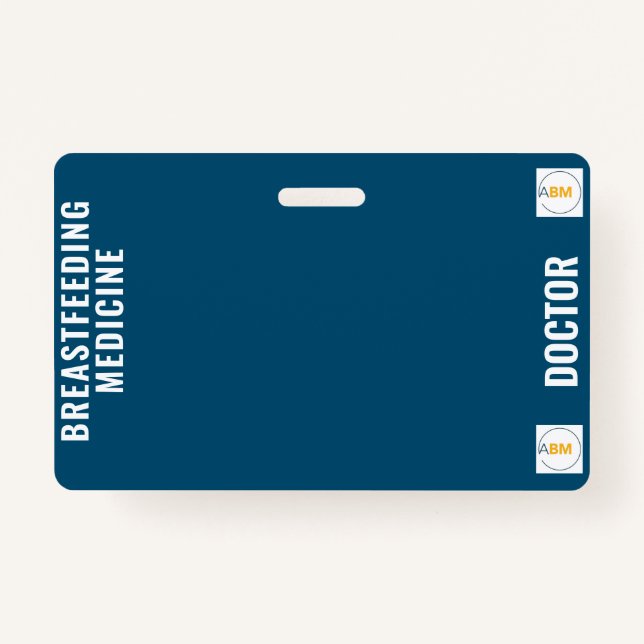 Cartão de Crachá para aleitamento e aleitamento (Frente)