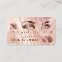 Cartão de Crédito Artista de Maquiagem de Mármores