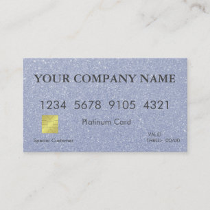 Cartão de Crédito Elegante Rosa