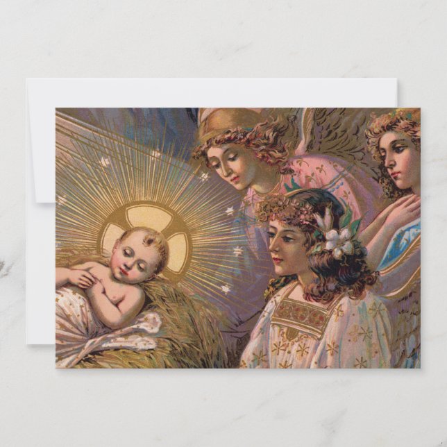 Cartão de Criança de Natal ou Convite (Frente)