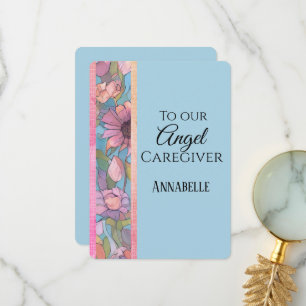 Cartão De Cuidador Da Faixa Meadow